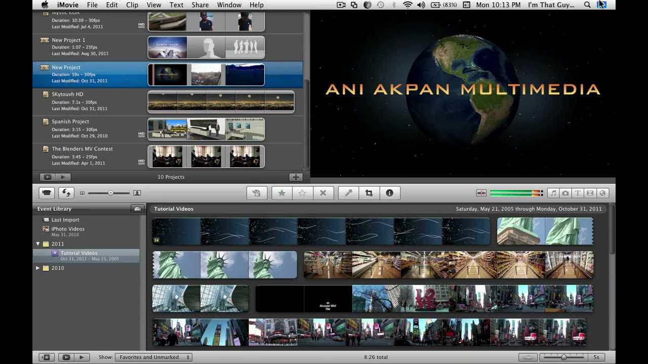 video editing with imovie for mac tutorial